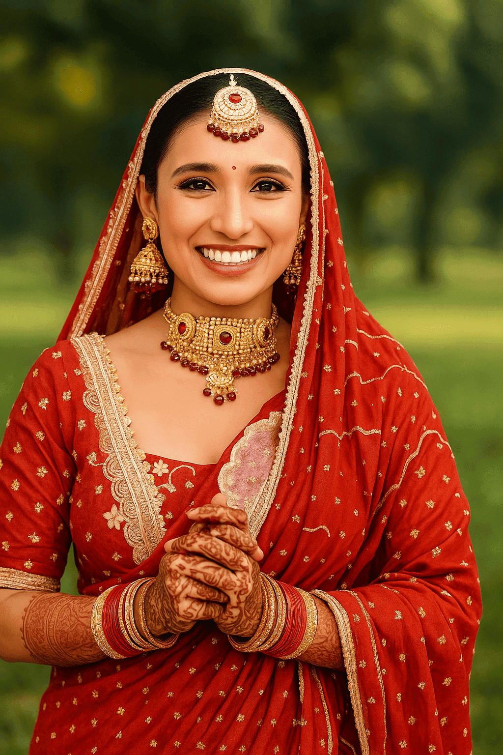 Neha Jhinjri, ek khoobsurat dulhan ki tasveer jo apni shaadi ke din bahut khush dikh rahi hai. Neha Jhinjri, ek khoobsurat dulhan ki tasveer jo apni shaadi ke din bahut khush dikh rahi hai.