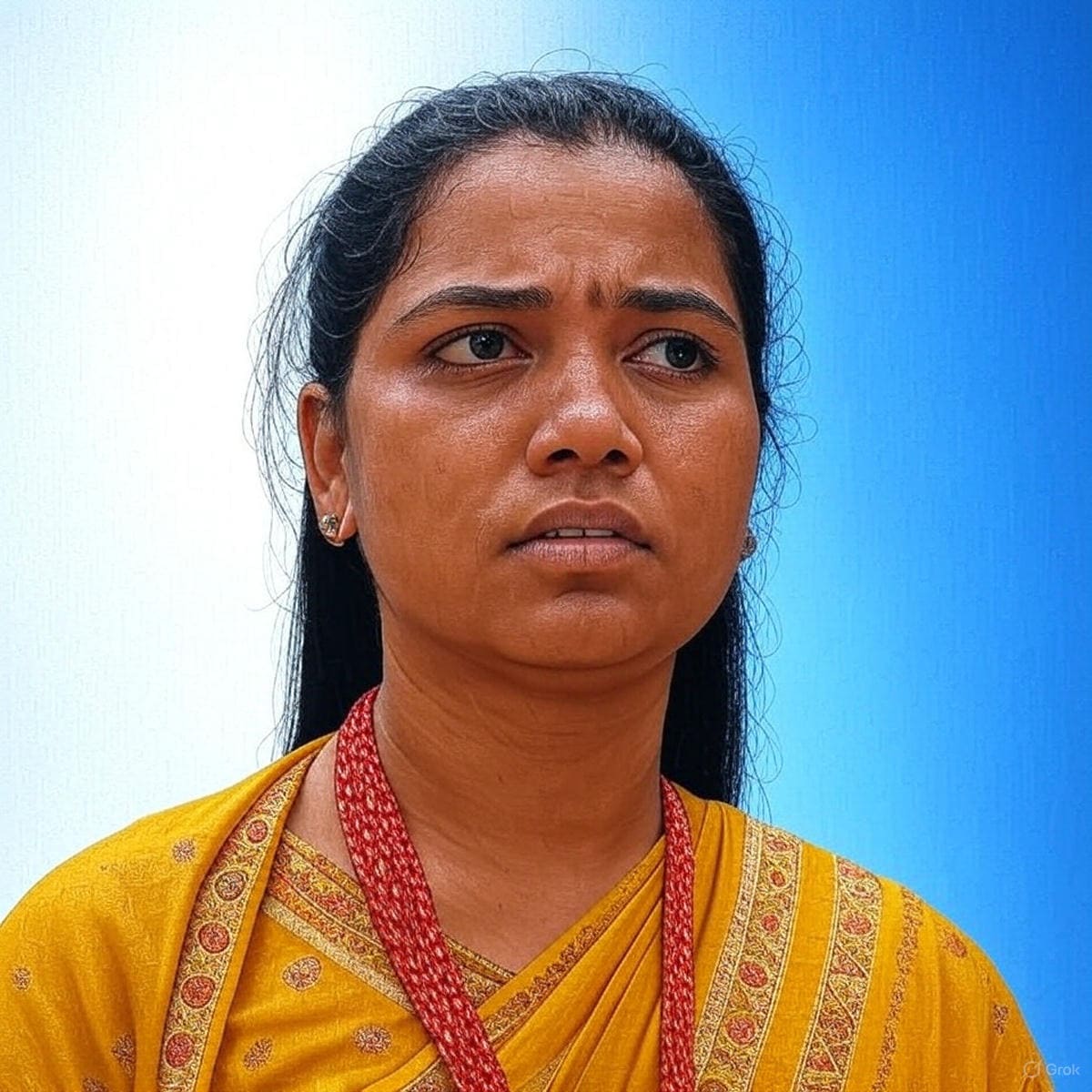 Ek aurat ka artistic chitra jisme uski expression ek mushkil faisle aur andar ke conflict ko dikhati hai. Ek aurat ka artistic chitra jisme uski expression ek mushkil faisle aur andar ke conflict ko dikhati hai.